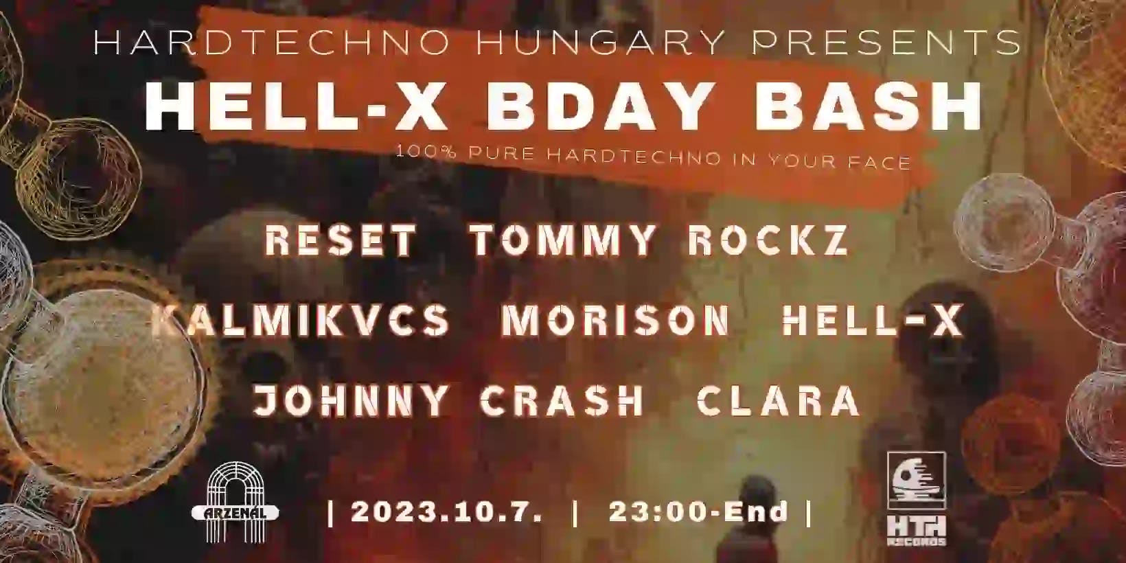 Esemény képe: HardTechno Hungary Presents Hell-X Bday Bash